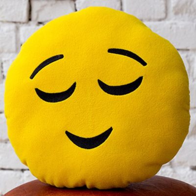 Спокойный Купить подушку смайл Emoji